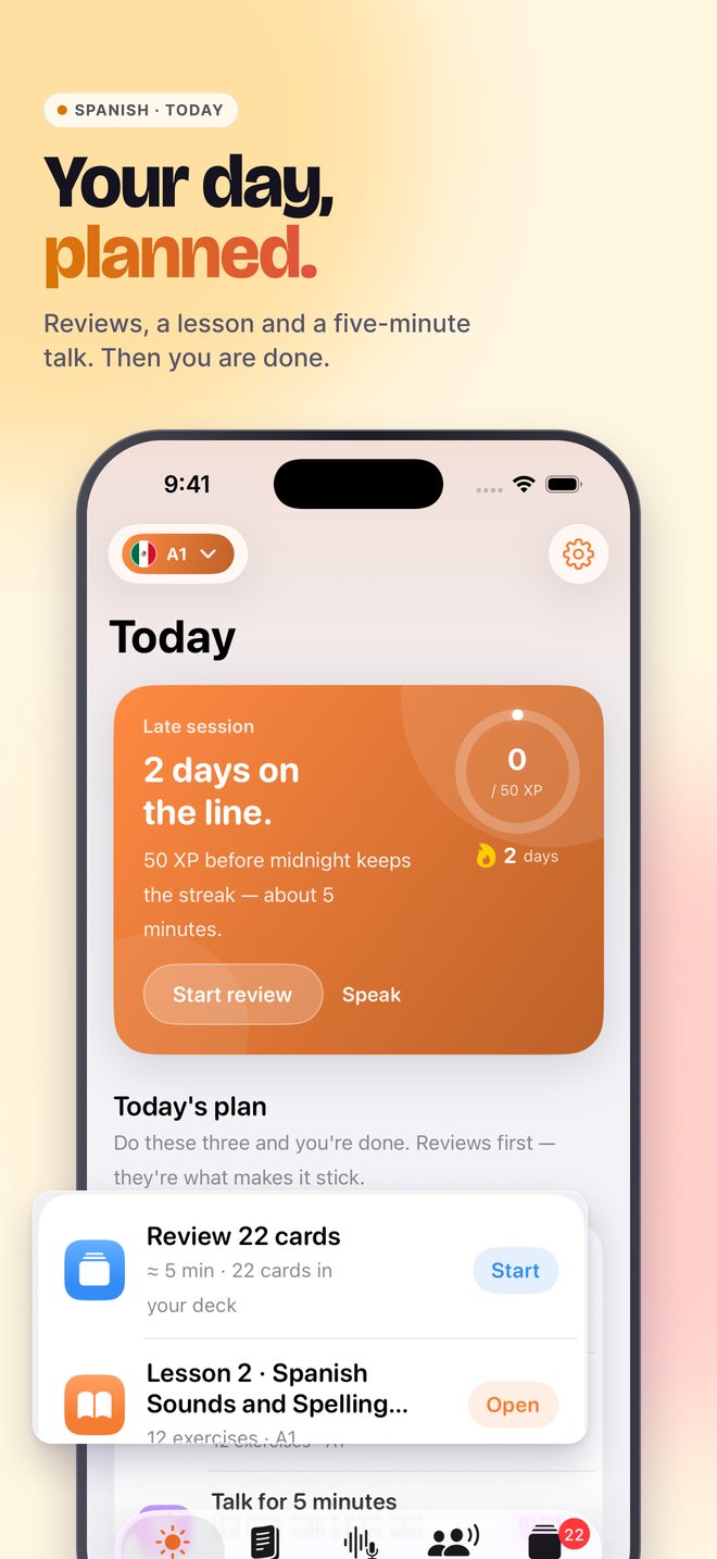 Your day, planned